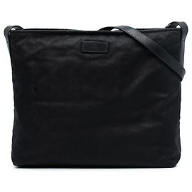 Bolsa transversal Gucci GG em nylon preto