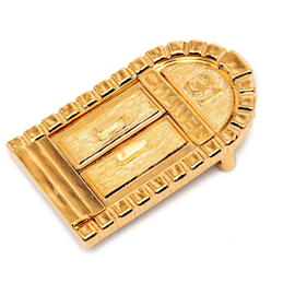 Spilla appuntata 31 Rue Cambon placcata oro Gold Chanel Gold