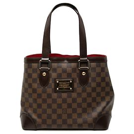 Louis Vuitton Damier Ebene Hampstead PM Tote Bag braun