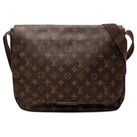Borsa a tracolla Louis Vuitton Monogram Beaubourg Messenger MM marrone