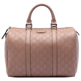 Borsa Boston Gucci Medium Guccissima Joy Marrone