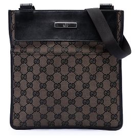 Borsa a tracolla Gucci GG Canvas marrone