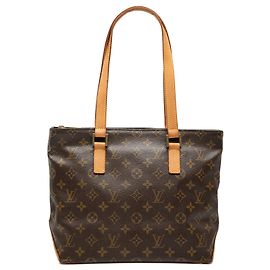 Borsa Tote Louis Vuitton Monogram Cabas Piano marrone