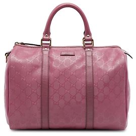 Borsa Boston Gucci Joy Medium Stampa GG Marrone