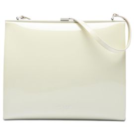 Borsa a tracolla Le Anne Marie in vinile bianco Saint Laurent