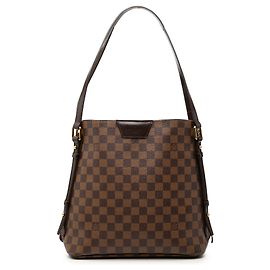 Borsa Tote Louis Vuitton Damier Ebene Rivington marrone