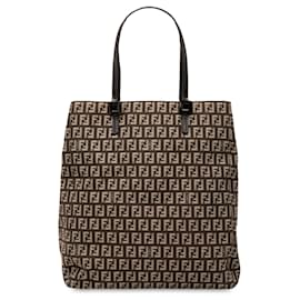 Tote in tela Fendi Zucchino marrone