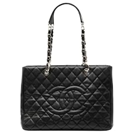 Borsa Tote Grand Shopping Chanel Caviar Nera