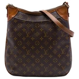 Borsa a tracolla Louis Vuitton Monogram Odeon MM marrone