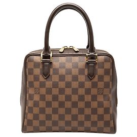 Borsa Louis Vuitton Damier Ebene Brera Marrone