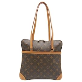 Borsa a tracolla Louis Vuitton Monogram Coussin GM marrone