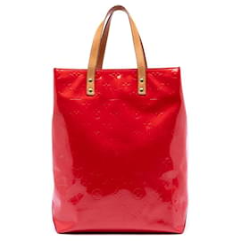 Borsa Tote Red Louis Vuitton Monogram Vernis Reade MM