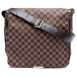 Borsa a tracolla Louis Vuitton Damier Ebene Abbesses marrone