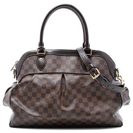 Borsa Louis Vuitton Damier Ebene Trevi GM marrone