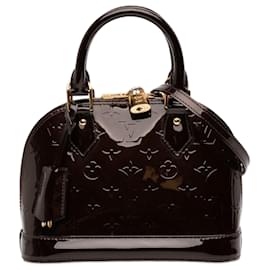 Borsa Alma BB Monogram Vernis Viola Louis Vuitton