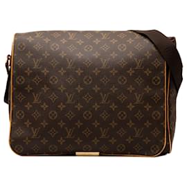 Borsa a tracolla Louis Vuitton Monogram Abbesses marrone