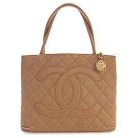 Tote Chanel Caviar Medallion beige