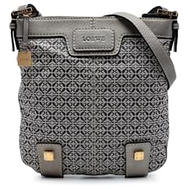 Borsa a tracolla Grey LOEWE Anagram Canvas New Road