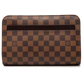Pochette Louis Vuitton Damier Ebene Saint Louis marrone