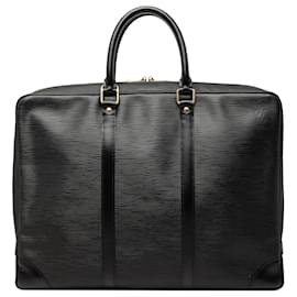 Borsa da viaggio business Epi Porte Documents nera Louis Vuitton