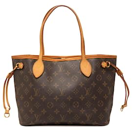 Brown Louis Vuitton Monogram Neverfull PM Tote Bag