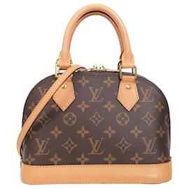 Borsa Louis Vuitton Monogram Alma BB marrone