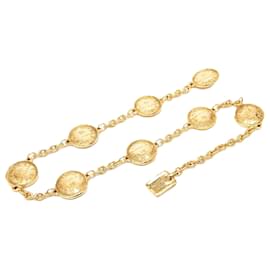Gold Chanel CC 31 Rue Cambon Medaillon Kettengürtel vergoldet