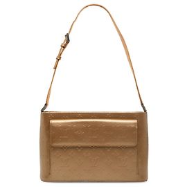 Sac à bandoulière Louis Vuitton Monogram Mat Alston Or