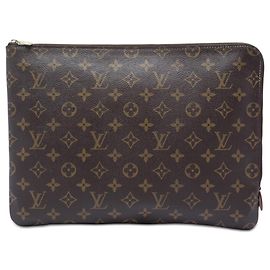 Borsa a Mano Louis Vuitton Monogram Etui Voyage MM Marrone