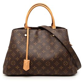 Bolso Louis Vuitton Monogram Montaigne MM marrón