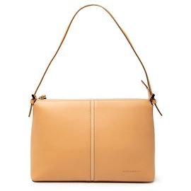 Borsa a tracolla in pelle arancione Burberry