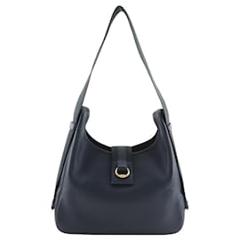 Borsa a tracolla Hermès Courchevel Tsako blu