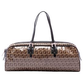 Borsa Fendi Zucchino Crystal marrone
