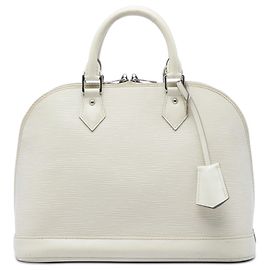 Borsa Louis Vuitton Epi Alma PM bianca