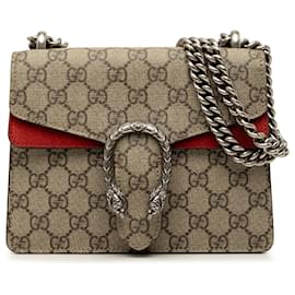 Borsa a tracolla Gucci Small GG Supreme Dionysus Beige