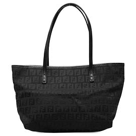 Tote in tela Fendi Zucchino nero