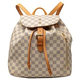 Zaino Sperone in Damier Azur bianco Louis Vuitton