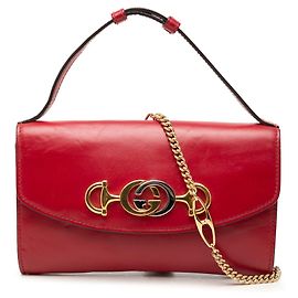 Bolsa Zumi Mini em pele de vitelo vermelha Gucci