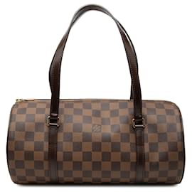 Borsa Louis Vuitton Damier Ebene Papillon 30 marrone