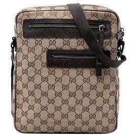 Borsa a tracolla Gucci GG Canvas Beige