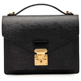 Borsa Louis Vuitton Epi Monceau 28 nera