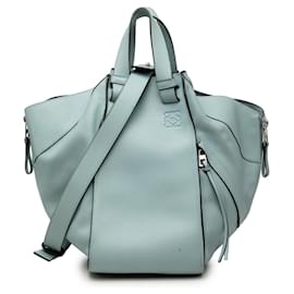 Borsa Hammock in pelle blu LOEWE Medium - Loewe