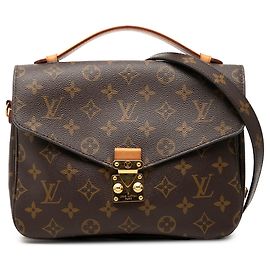 Borsa Louis Vuitton Monogram Pochette Metis marrone