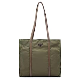 Tote Prada Tessuto Verde