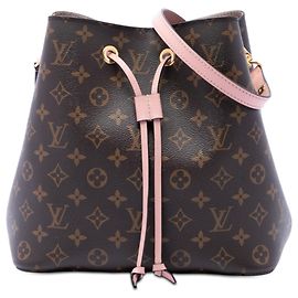 Borsa a secchiello Louis Vuitton Monogram Neonoe MM Marrone