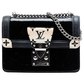 Borsa a tracolla Louis Vuitton Monogram Vernis Wynwood nera