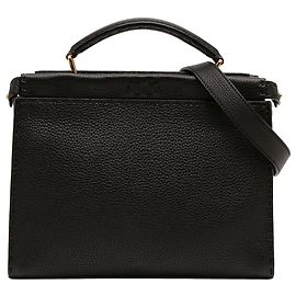 Borsa Fendi Mini Calfskin Romano Selleria Peekaboo Iconic Fit nera