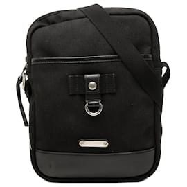 Borsa a tracolla Rivington in tela nero Saint Laurent