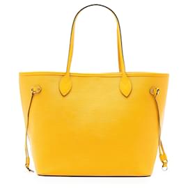 Yellow Louis Vuitton Epi Neverfull MM Tote Bag