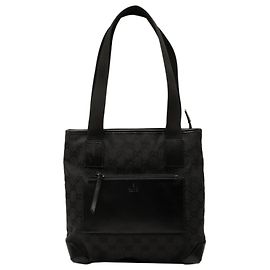 Tote in tela GG Gucci nero